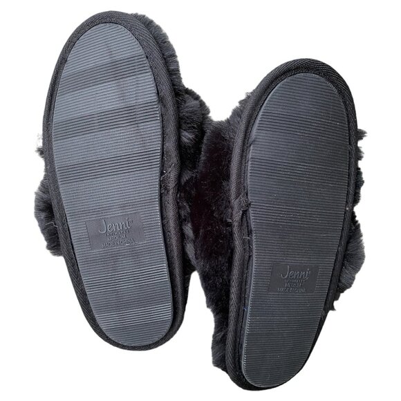 Jenni Intimates Faux Fur Slippers NWT - Picture 3 of 5